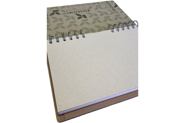 KOMONI Notizbuch Frida Kahlo A5 47240226 braun, blanco 90 Blatt