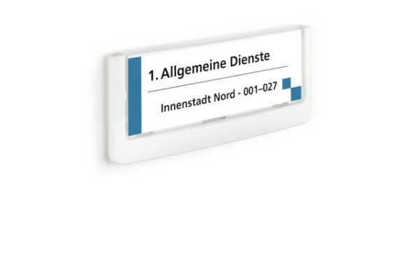 DURABLE Türschild Click Sign 486037 graphit, Kunststoff 149x52.5mm