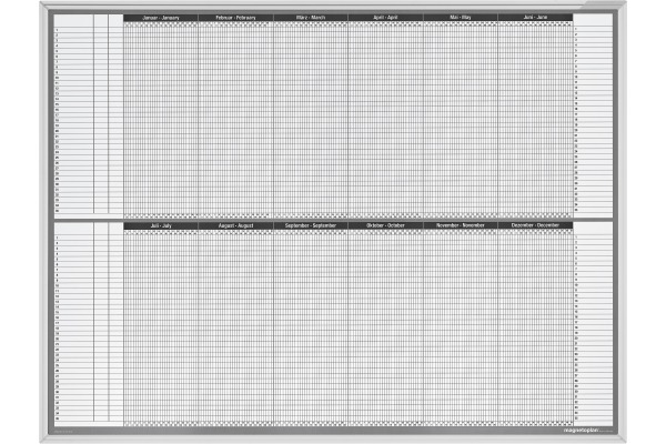 MAGNETOP. Personal und Projektplaner 1241212S 12 Monate, 35 Pos. 1215x915mm
