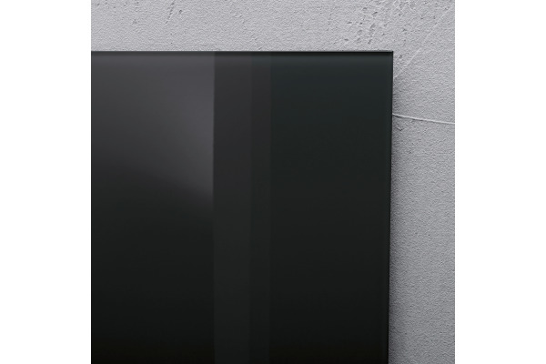 SIGEL Glas-Magnetboard GL240 schwarz 1300x550x15mm