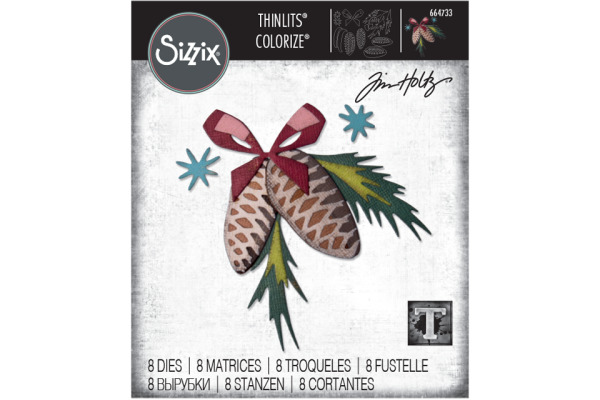 SIZZIX Stanzformen fes. Verzierungen 664733 8er Set