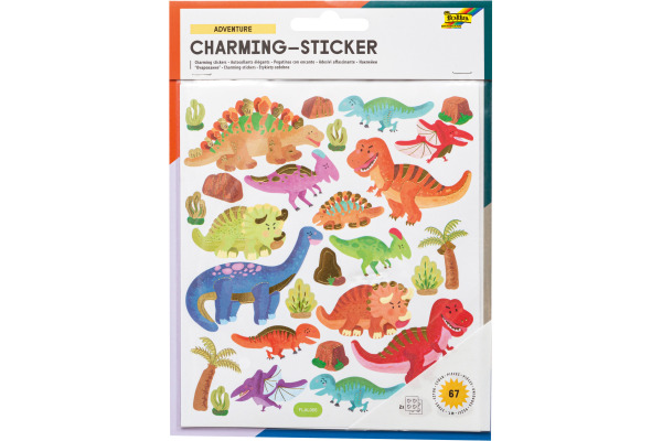 FOLIA Charming-Sticker 18203 Adventure 2 Blatt/67 Stück