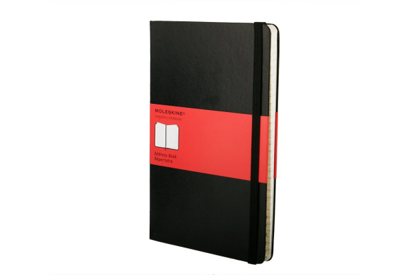 MOLESKINE Adressbuch Classic A5 883701658 schwarz, liniert 120 Blatt