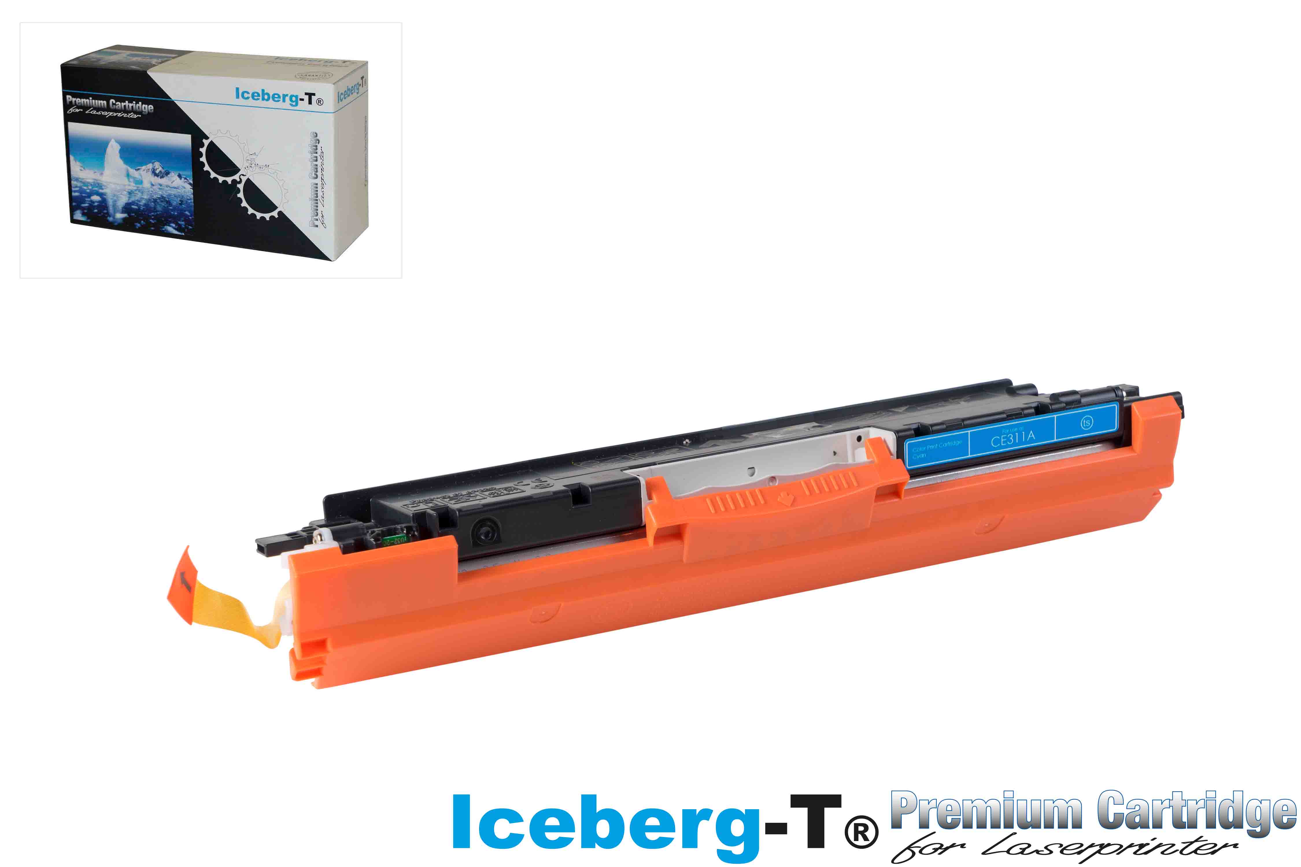 Iceberg-T Toner CE311A 1'000 Seiten, cyan