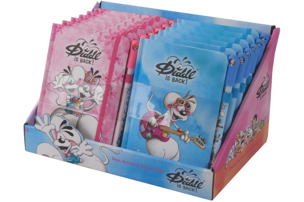 DIDDL Notizbuch mit Stift A6 23554 assortiert