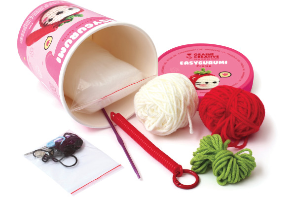 GRAINECRÉ Easygurumi Kit GC-420400 Erdbeere