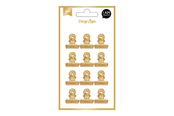 I AM CREA Clips, gold Set II 4087.73 12 Stück