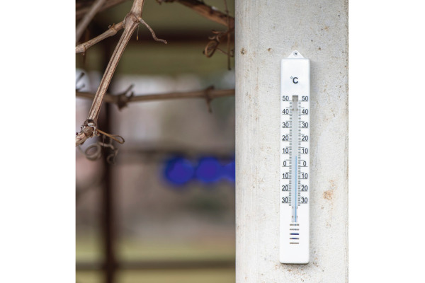 HAMA Thermometer 18cm 186402 weiss
