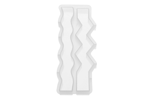 GLOREX Kerzengiessform 23x2.8x2.5cm 69732093 Welle Zickzack