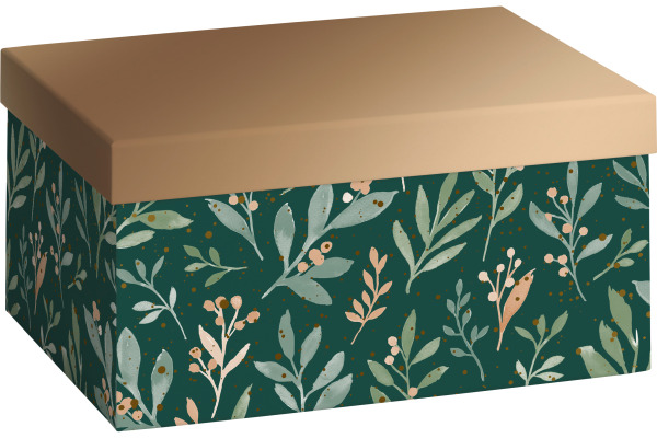 STEWO Geschenkbox Arona 255150579 dunkelgrün 16.5x24x12cm