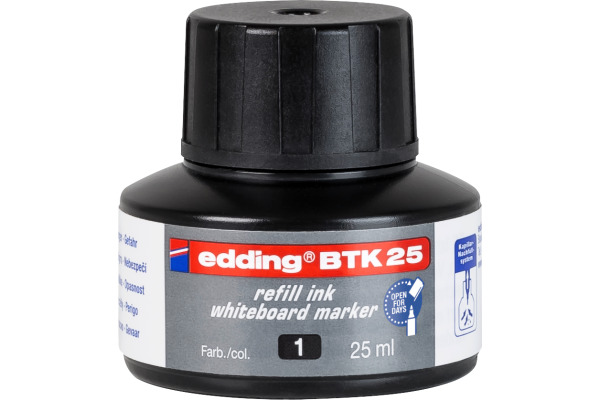 EDDING Nachfülltusche BTK25 BTK-25-1 schwarz