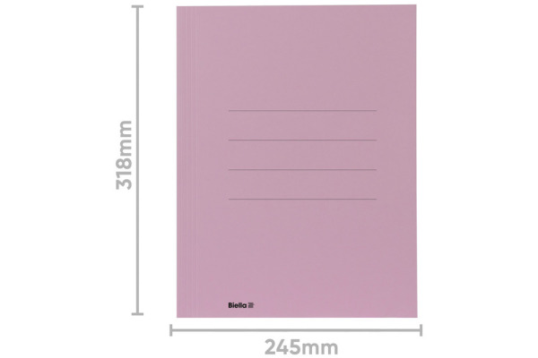 BIELLA Aktensammler Recycolor 17243041U lila 3 Klappen