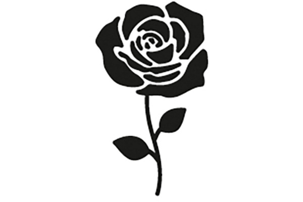 ALADINE Siegel für Wachsstempel 55482 Rose