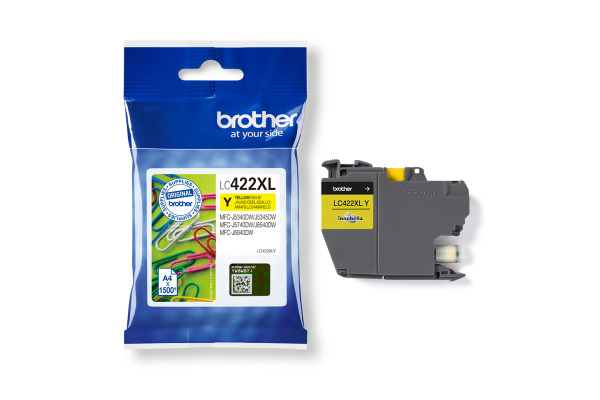 BROTHER Tintenpatrone HY yellow LC-422XLY MFC-J5340 1500 Seiten
