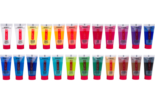 TALENS Acrylfarbe 24 x 12ml 9021824M Starterset