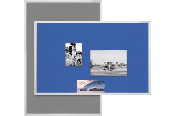 MAGNETOP. Design-Pinnboard SP 1415001 Filz, grau 1500x1000mm