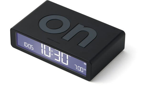 LEXON Wecker Flip Classic LR157N0 schwarz, USB-C