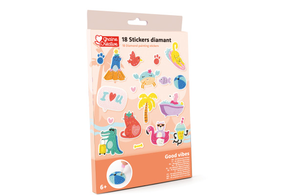 GRAINECRÉ Diamond Painting Sticker GC-750284 Good Vibes 18 Sticker