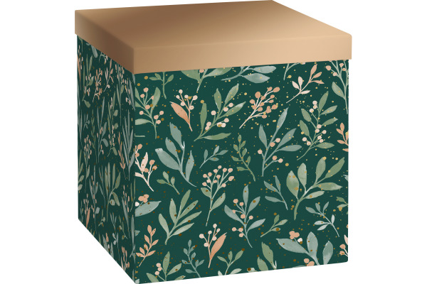 STEWO Geschenkbox Arona 255150579 dunkelgrün 23x24x23cm