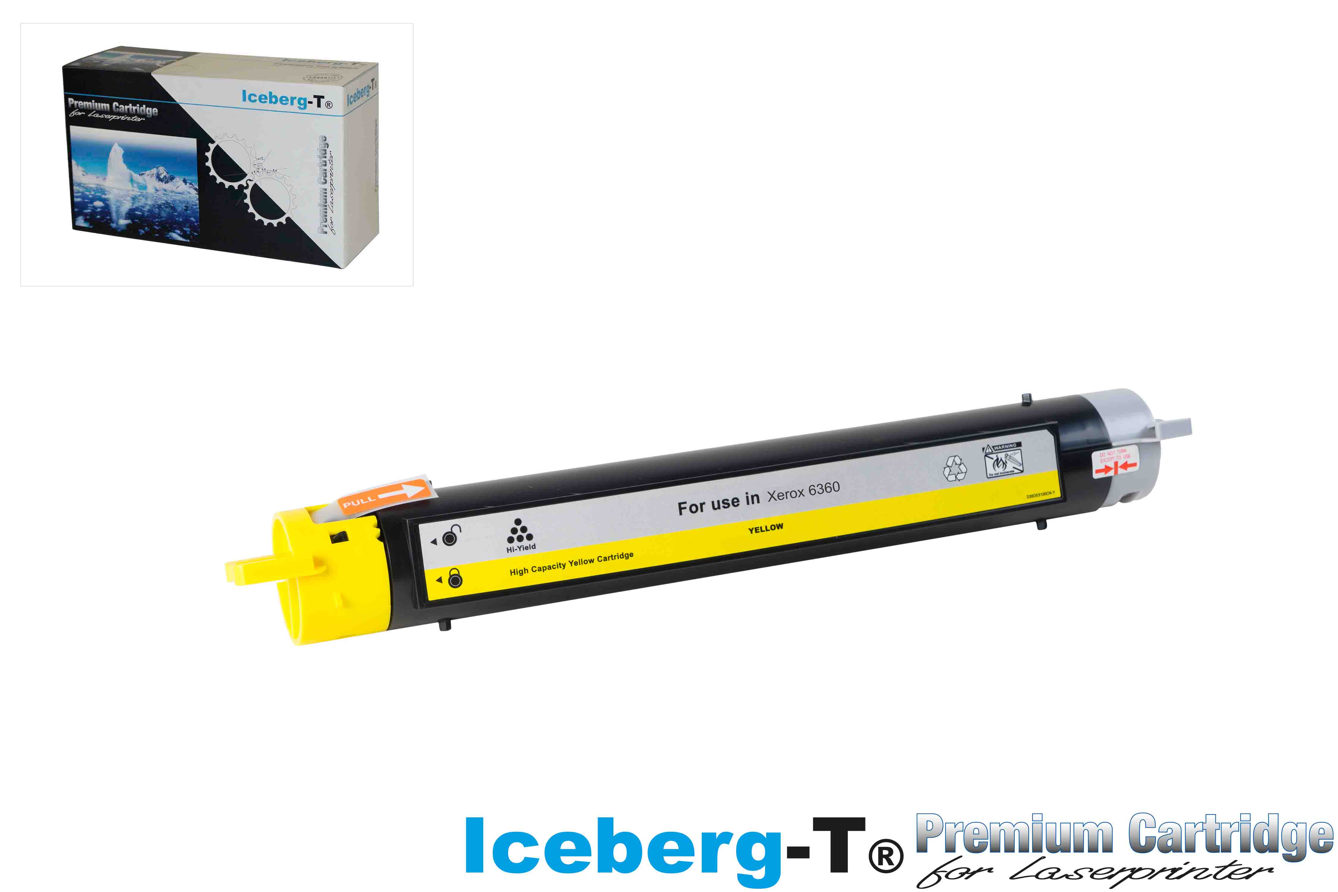 Iceberg-T Toner Xerox Phaser 6360 12'000 Seiten, yellow