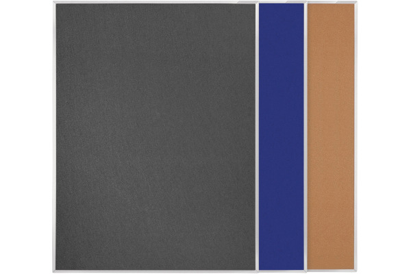 MAGNETOP. Pinnboard 1200x900mm 11005B01 grau, Filz