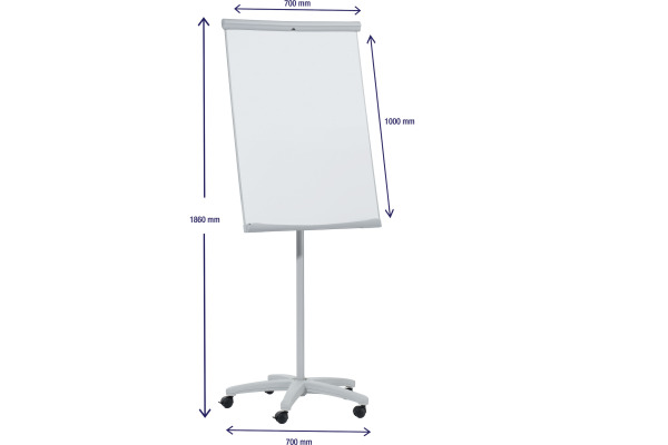 FRANKEN Flipchart 70x100 cm FC91 U-Act!Line, mit Rollen