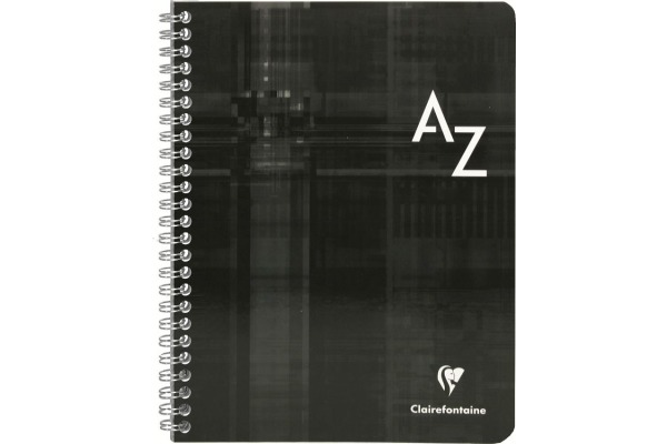 CLAIREFON Adressbuch Index A5 8949C ass., kariert, 5mm 50 Blatt