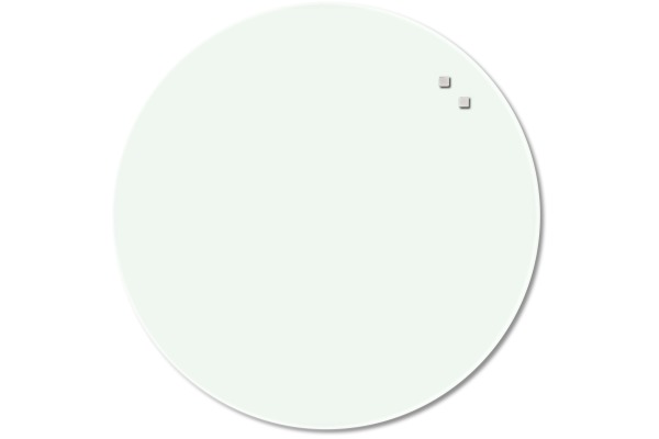 NAGA Magnettafel 10602 Rund, 45cm, weiss