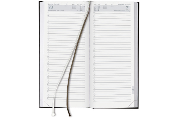 BIELLA Geschäftsagenda Le Jour 2027 801310050 1T/1S blau ML 13.5x31.5cm