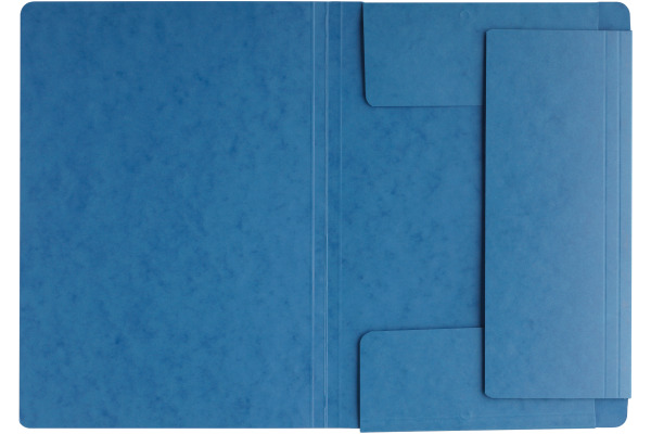 PAGNA Gummibandmappe A4 24007-02 blau 3 Klappen