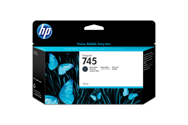 HP Tintenpatrone 745 matte black F9J99A DesignJet Z5600 130ml