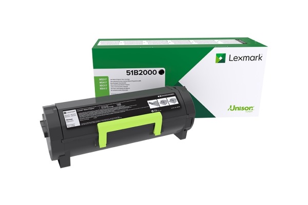 LEXMARK Toner-Modul return schwarz 51B2000 MS31/41/51/61x 2500 Seiten