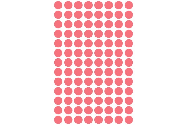 AVERY ZW. Markierungspunkte 8mm 3177 rot 416 Stück