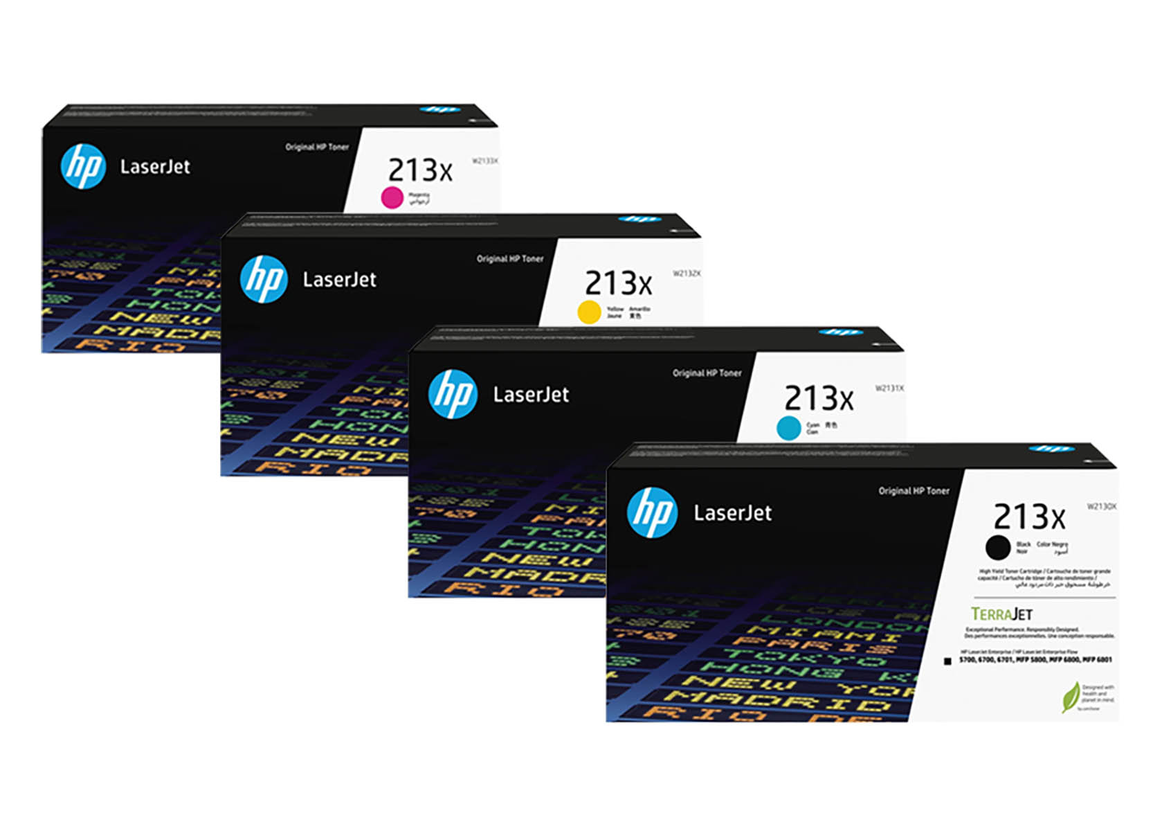 Original HP W2130X / 213X SET Multipack / Set mit allen vier Farben