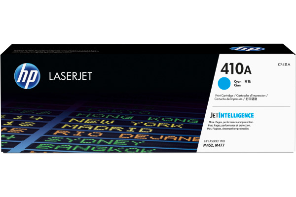HP Toner-Modul 410A cyan CF411A CLJ Enterprise M452 2300 S.