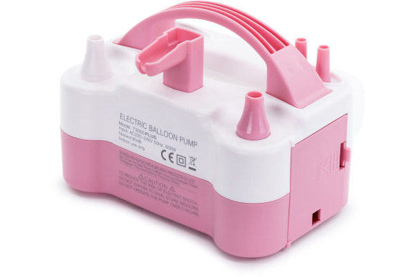 PARTYDECO Luftballon-Pumpe elektrisch GHT-73005 pink