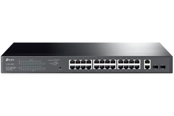 TP-LINK 28-Port Gigabit Easy Smart TLSG1428P Switch with 24-Port PoE