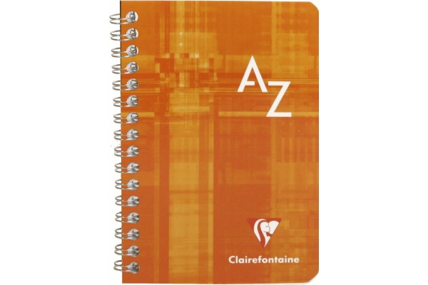CLAIREFON Adressbuch Index A7 68599C ass., kariert, 5mm 50 Blatt