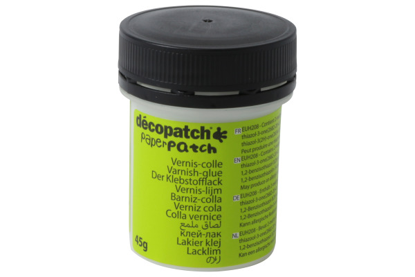 DECOPATCH Bastelset Elefant KIT029C Bogen, Tier, Pinsel, Lack