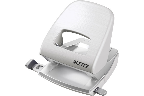 LEITZ Bürolocher NewNeXXt Metall 50060004 arktik weiss 30 Blatt