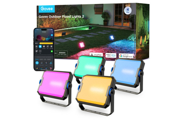 GOVEE LED Smart Flutlichter 4 Stk. H8057C11 Outdoor