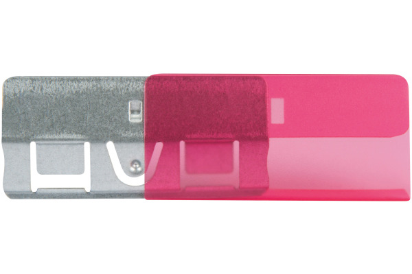 BIELLA Klarsichthülsen 60x30mm 27360240U rosa 25 Stück