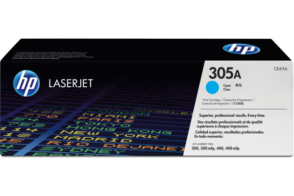 HP Toner-Modul 305A cyan CE411A LJ Pro Color M375 2600 Seiten