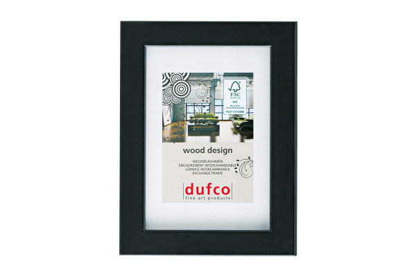 DUFCO Holz-Bilderrahmen 21x29.7cm 1610.8010 Toronto schwarz