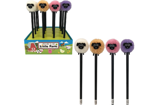 ROOST Bleistift 4 ass. HPTS-079 Schaf