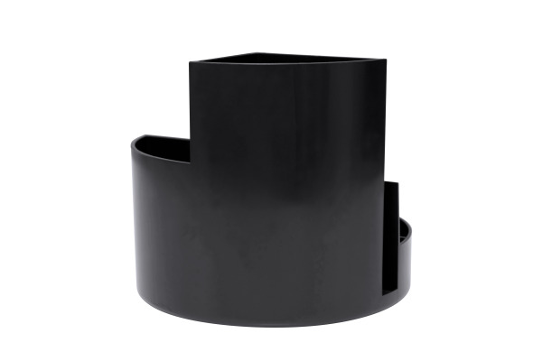 MAUL Stifteköcher Recycle 4117690.E 6 Fächer, 14cm,12.5cm,schwarz