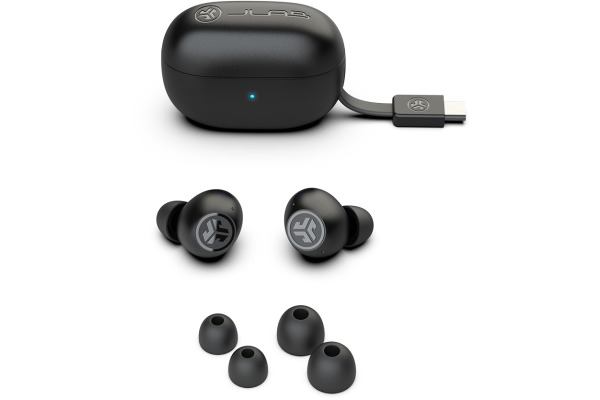 JLAB Go Pop ANC Earbuds IEUEBGOAN True Wireless, Black