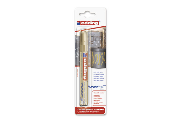 EDDING Paintmarker 750 2-4mm 750BLICRE gold Blister