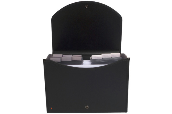 EXACOMPTA EXACTIVE Exacase 330x0250mm 55934E schwarz 13 Fächer