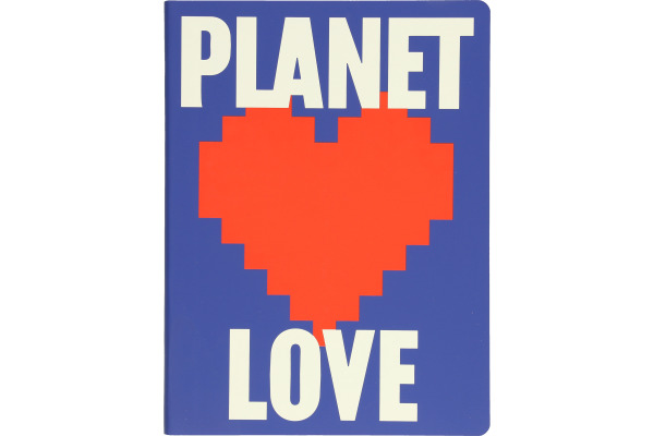 NUUNA Notizbuch GRAPHIC L A5 350056345 PLANET LOVE, dots 128 Blatt